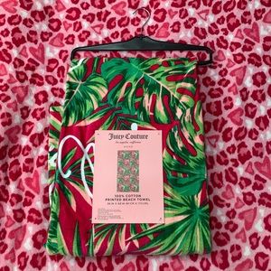 juicy couture beach towel